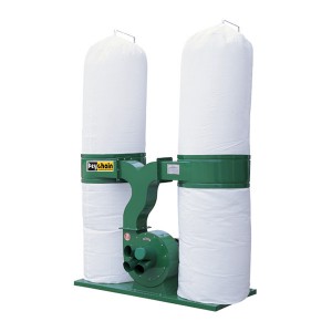 Double bag dust collector